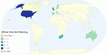 Official Wold Golf Ranking