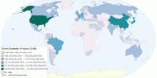 Current Worldwide Gross Domestic Product (Official Exchange Rate)