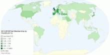 2013 EFORTnet Membership worldwide