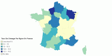 Taux De Chmage Par Rgion En France