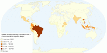 Coffee Production by Country 2012/13 Thousand 60 Kilogram Bags