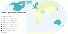 Gdp Per Capita Current Us Dollors 2009