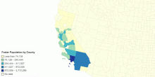 Foster Population by County