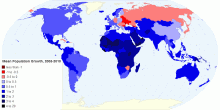 Mean Population Growth, 2005-2010