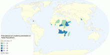 Prevalence of Undernourishment in Total Population