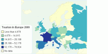 Tourism in Europe 2009