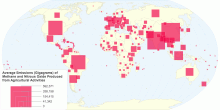 Average Emissions of Methane and Nitrous Oxide Produced from Agricultural Activities