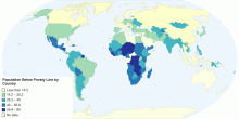 Population Below Povety Line by Country