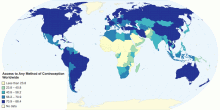 Access to Any Method of Contraception Worldwide