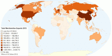Total Merchandise Exports 2012