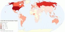 Sochi-Related Tweets Mentioning Pussy Riot or Euromaidan