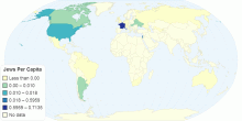 Jews Per Capita