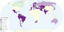 Jews Per Capita