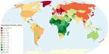 Global Population Growth ( 2012 )