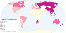 Proportion of Women in Senior Management - 2011