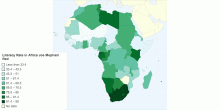 Literacy Rate in Africa Joe Mepham Red