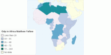 Gdp in Africa Matthew Yellow