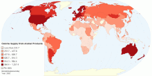 Calorie Supply Per Capita from Animal Products