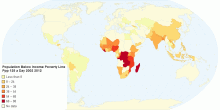 Population Below Income Poverty Line Ppp 125 a Day 2002 2012