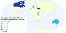 Kidnapping Rate in 2008