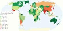 Population in World Capitals