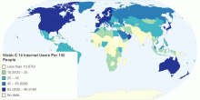 Webb C 14: Internet Users Per 100 People