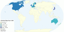 Gendered Wage Gap in 2000