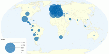 Ads By Country Globally Since 2005