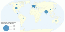 Suzlon Group Global Installation Summary As on 30 Sep 2014