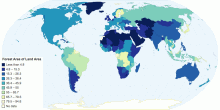 Forest Area of Land Area