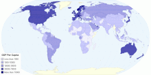 GDP Per Capita in 2011 (current US$)