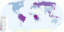 Forest Area (sq. km) in 2012