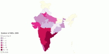 Distribution of Sezs
