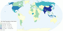 The Total Population of the World