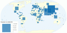 Populace ve světě 2013