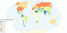 Divorce Rate by Country