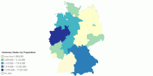 Germany States by Population