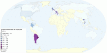 Producción Mundial para Pulpa para Madera