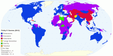 2013 Polity IV Scores by Country