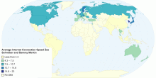 Average Internet Connection Speed Zoe Schreiber and Sammy Merkin
