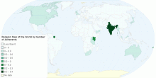 Jainism Adherents by country