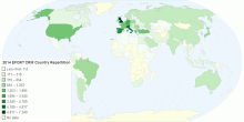 2014 EFORT CRM Country Repartition