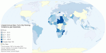 Unpaid Annual New York City Parking Violations (per Diplomat)