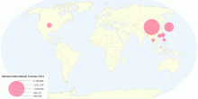 Inbound International Tourists 2014