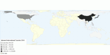 Inbound International Tourists 2014