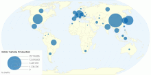 Motor Vehicle Production by country