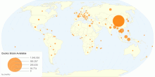 Duck Stocks Availabe by Country