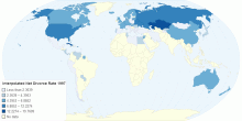 Interpolated Net Divorce Rate 1997