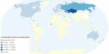 Interpolated Net Divorce Rate 2004