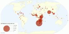 Tb Patients Living with Hiv by Country